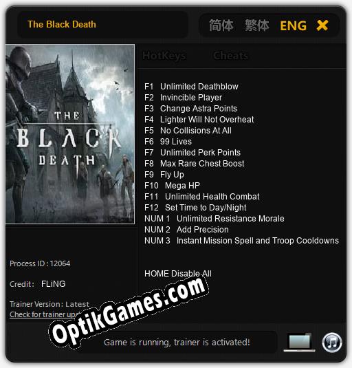 The Black Death: Cheats, Trainer +15 [FLiNG]