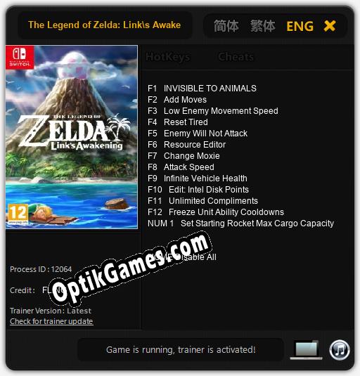 Trainer for The Legend of Zelda: Links Awakening [v1.0.3]