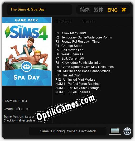 The Sims 4: Spa Day: Cheats, Trainer +15 [dR.oLLe]