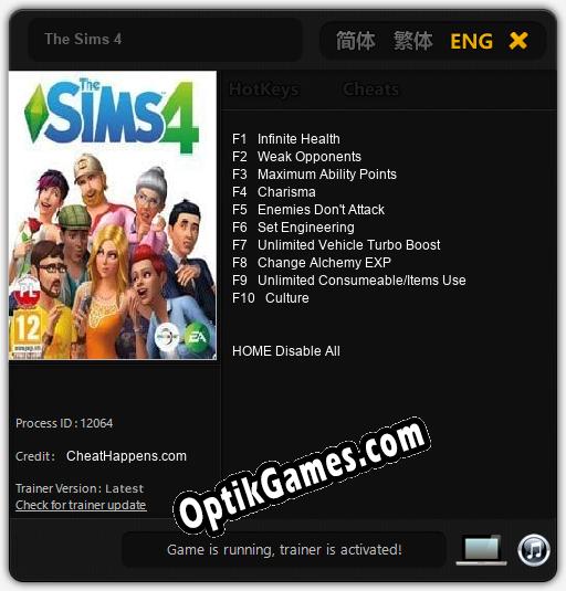 The Sims 4: TRAINER AND CHEATS (V1.0.49)