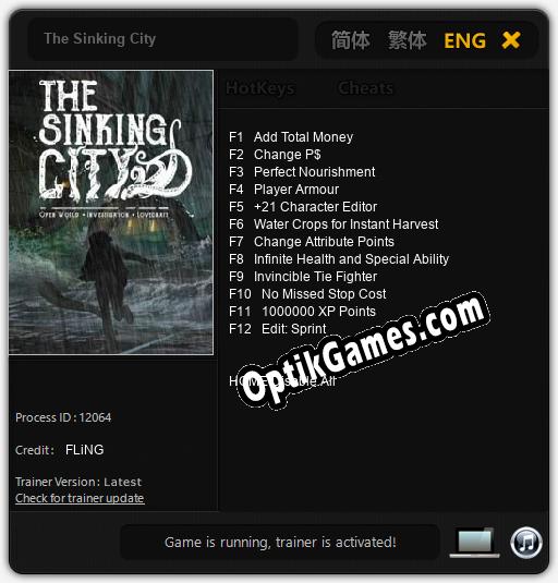 The Sinking City: TRAINER AND CHEATS (V1.0.96)