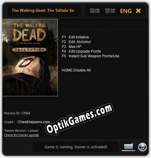 The Walking Dead: The Telltale Series Collection: TRAINER AND CHEATS (V1.0.99)