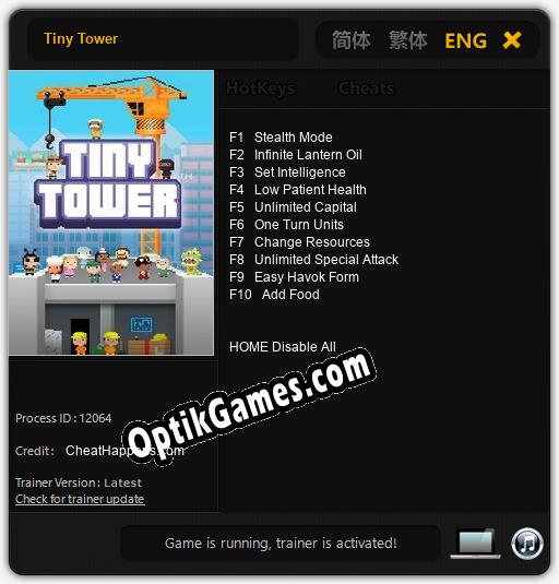 Trainer for Tiny Tower [v1.0.3]