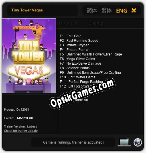 Tiny Tower Vegas: TRAINER AND CHEATS (V1.0.23)