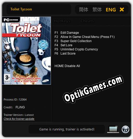 Toilet Tycoon: Trainer +6 [v1.7]