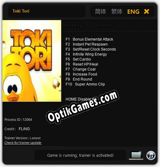 Toki Tori: TRAINER AND CHEATS (V1.0.36)