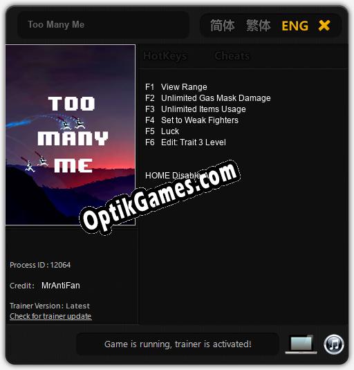 Too Many Me: Trainer +6 [v1.8]