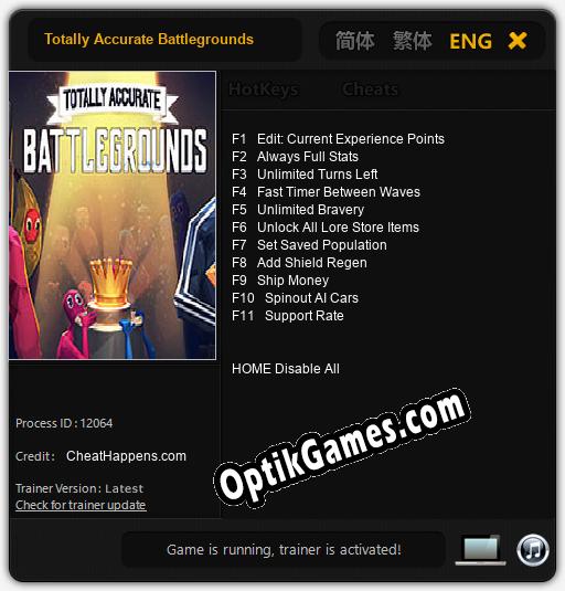 Totally Accurate Battlegrounds: TRAINER AND CHEATS (V1.0.94)