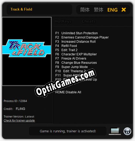 Track & Field: TRAINER AND CHEATS (V1.0.71)