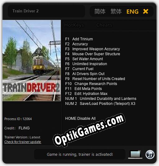 Train Driver 2: Trainer +14 [v1.7]