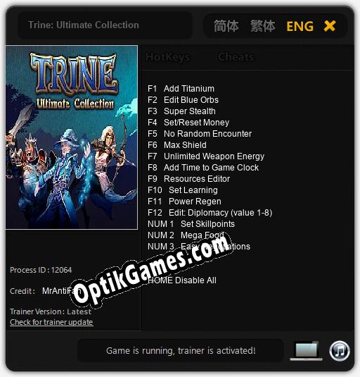 Trine: Ultimate Collection: TRAINER AND CHEATS (V1.0.78)