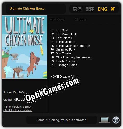 Ultimate Chicken Horse: Cheats, Trainer +10 [dR.oLLe]