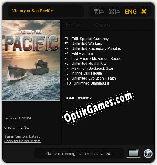 Victory at Sea Pacific: Cheats, Trainer +10 [FLiNG]