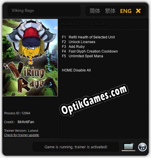 Viking Rage: Cheats, Trainer +5 [MrAntiFan]