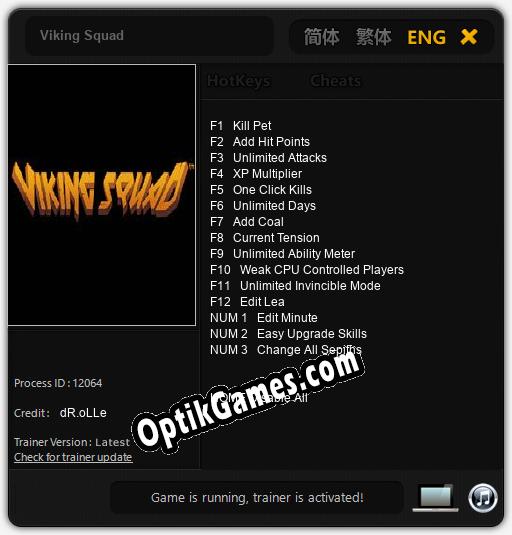 Viking Squad: Cheats, Trainer +15 [dR.oLLe]