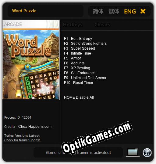 Word Puzzle: TRAINER AND CHEATS (V1.0.59)
