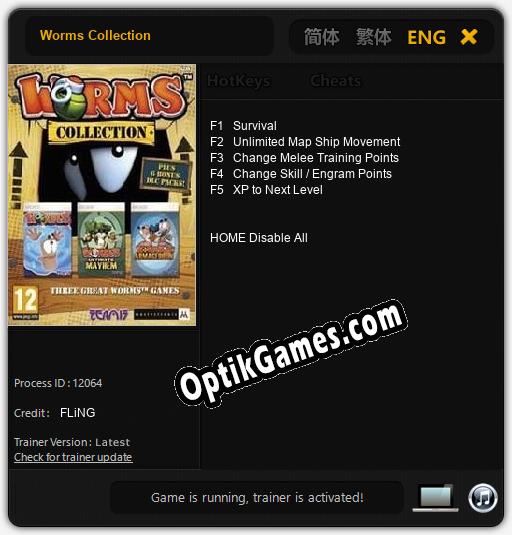 Worms Collection: Trainer +5 [v1.8]